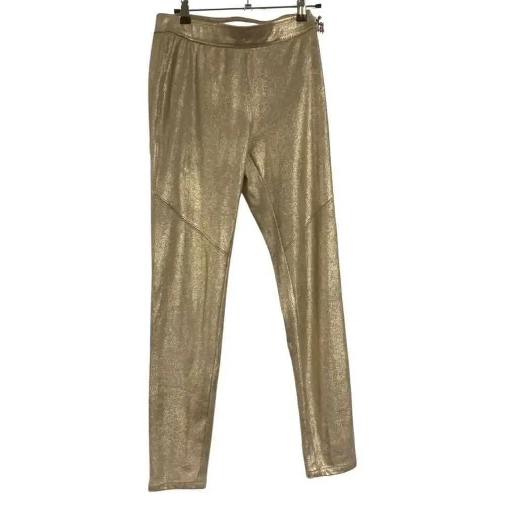 Free People Metallic Leggings